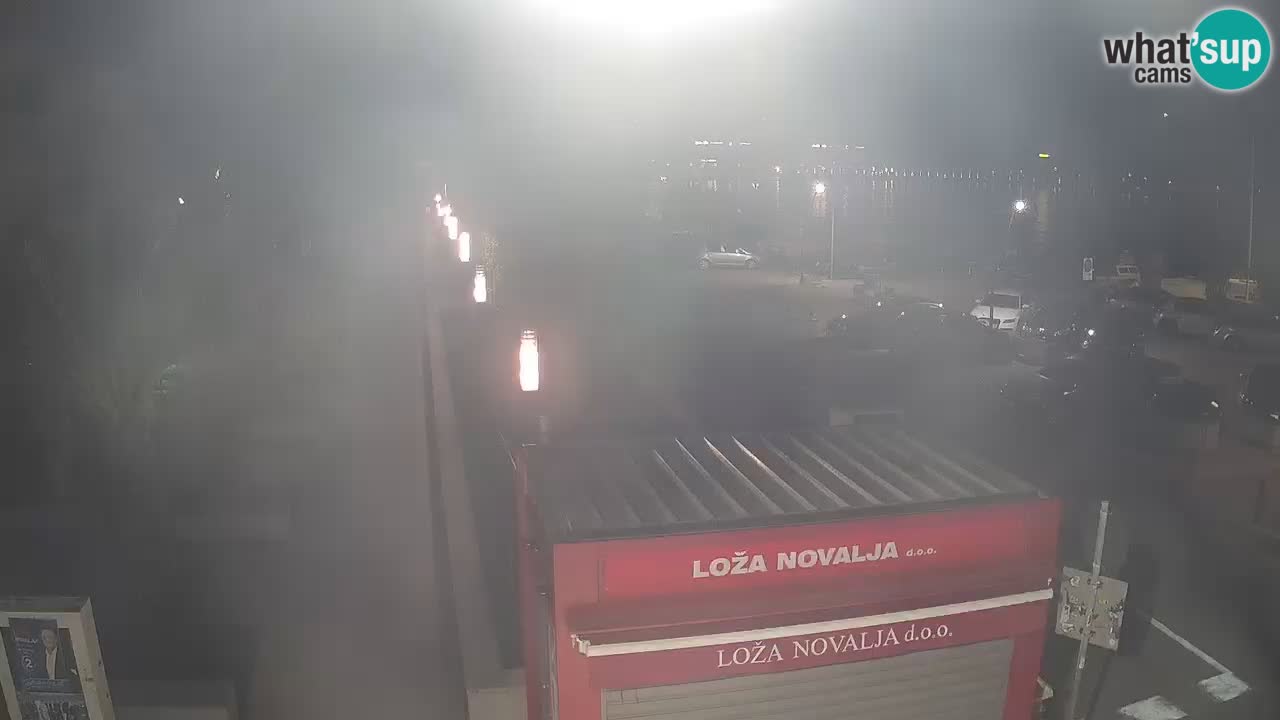 Camera en diecto Novalja – Obala Petra Krešimira IV