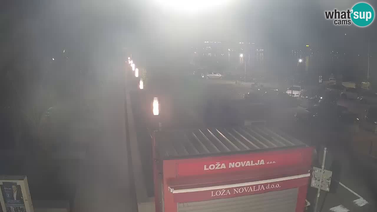 Camera en diecto Novalja – Obala Petra Krešimira IV