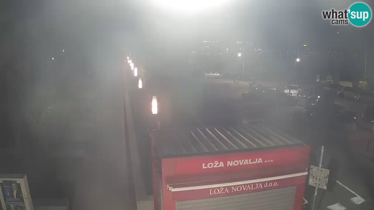 Webcam live Novalja – Obala Petra Krešimira IV