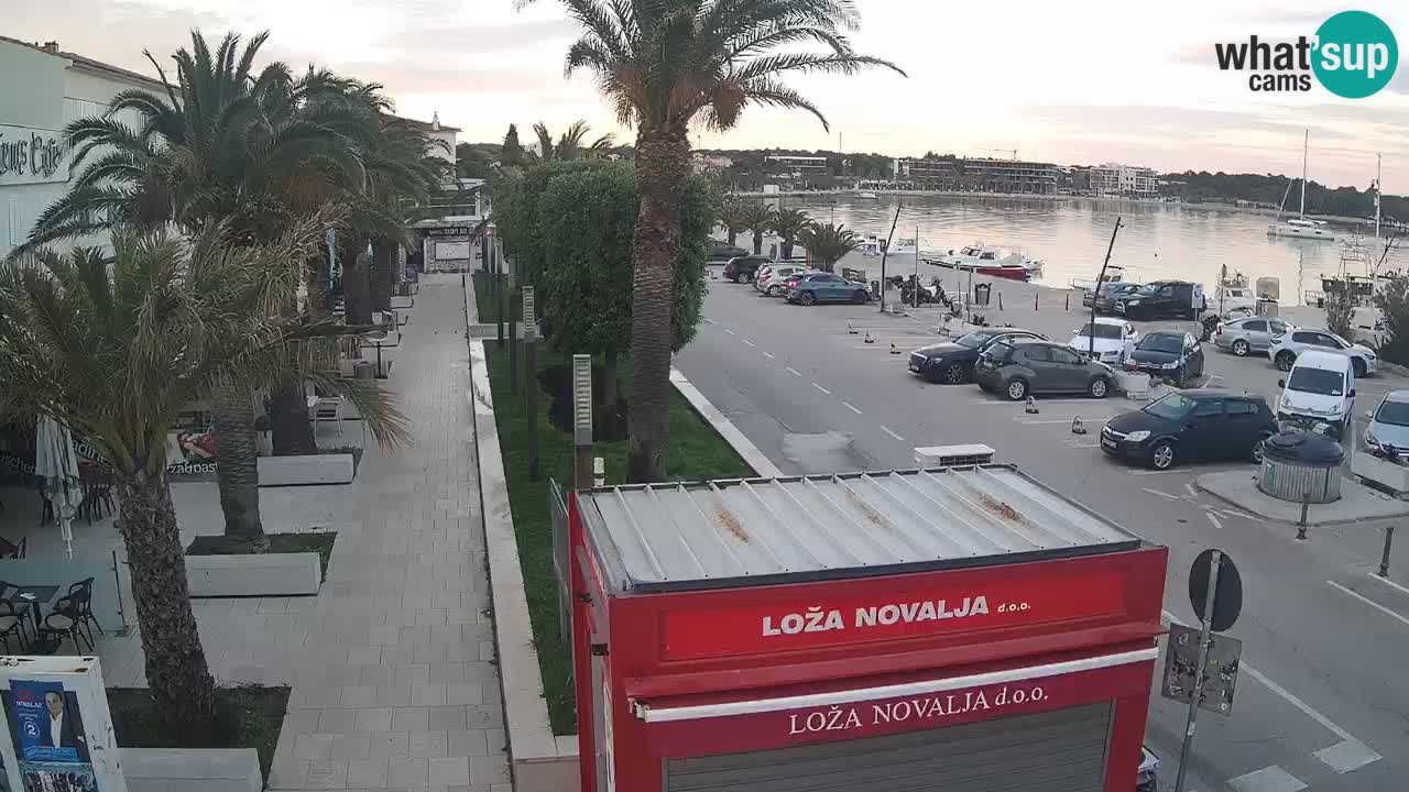 Webcam live Novalja – Obala Petra Krešimira IV