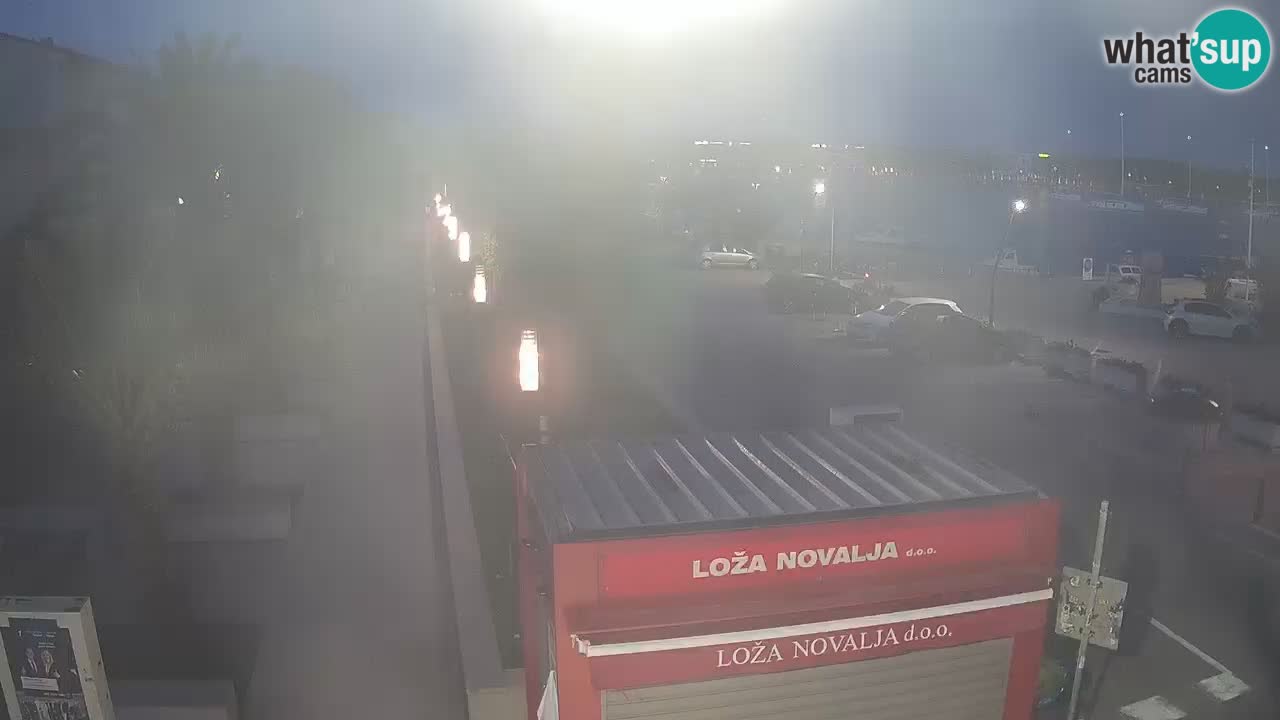 Webcam live Novalja – Obala Petra Krešimira IV