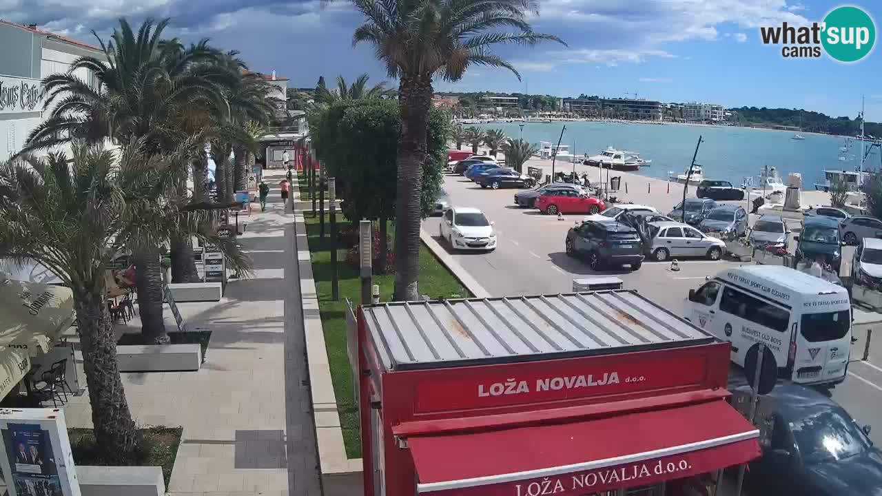 Webcam live Novalja – Obala Petra Krešimira IV