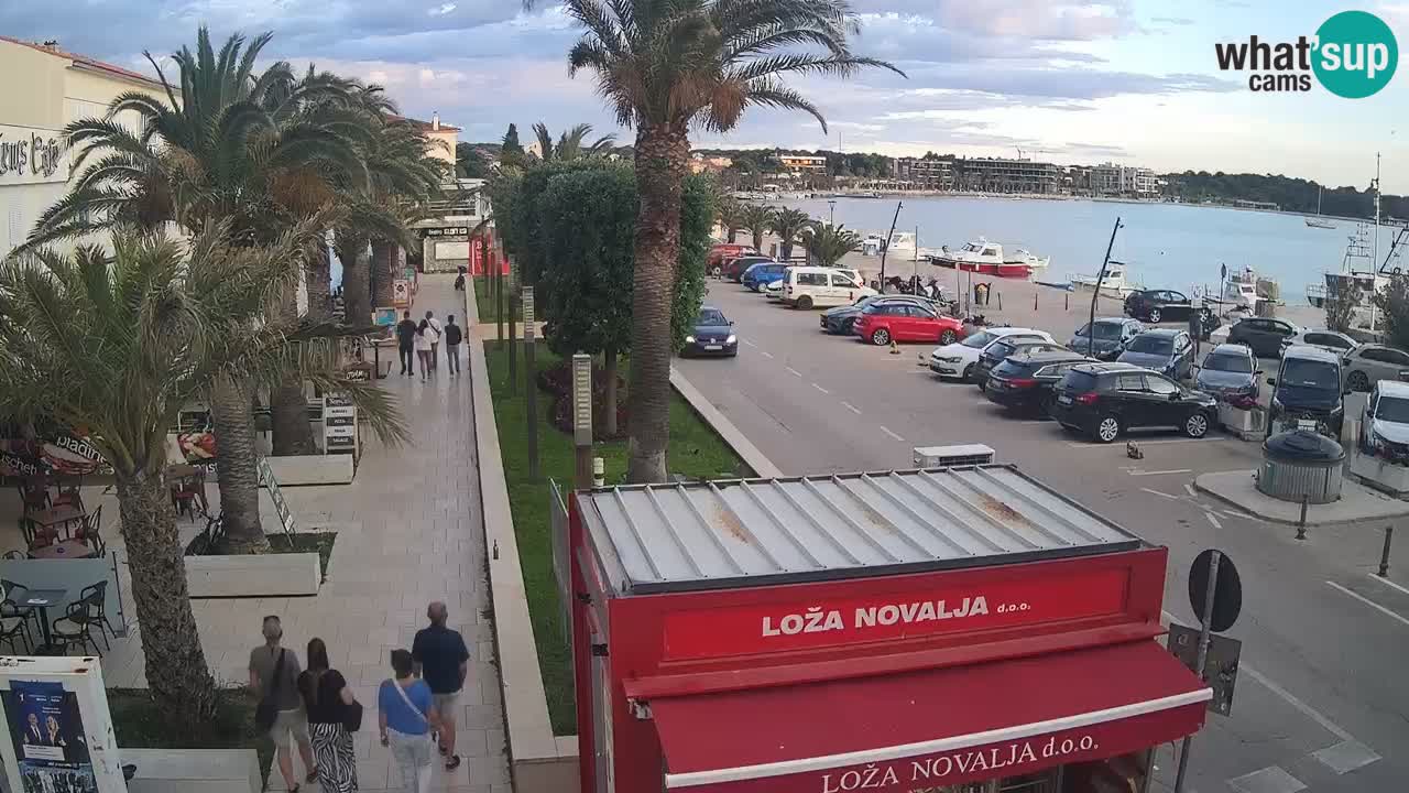Webcam live Novalja – Obala Petra Krešimira IV