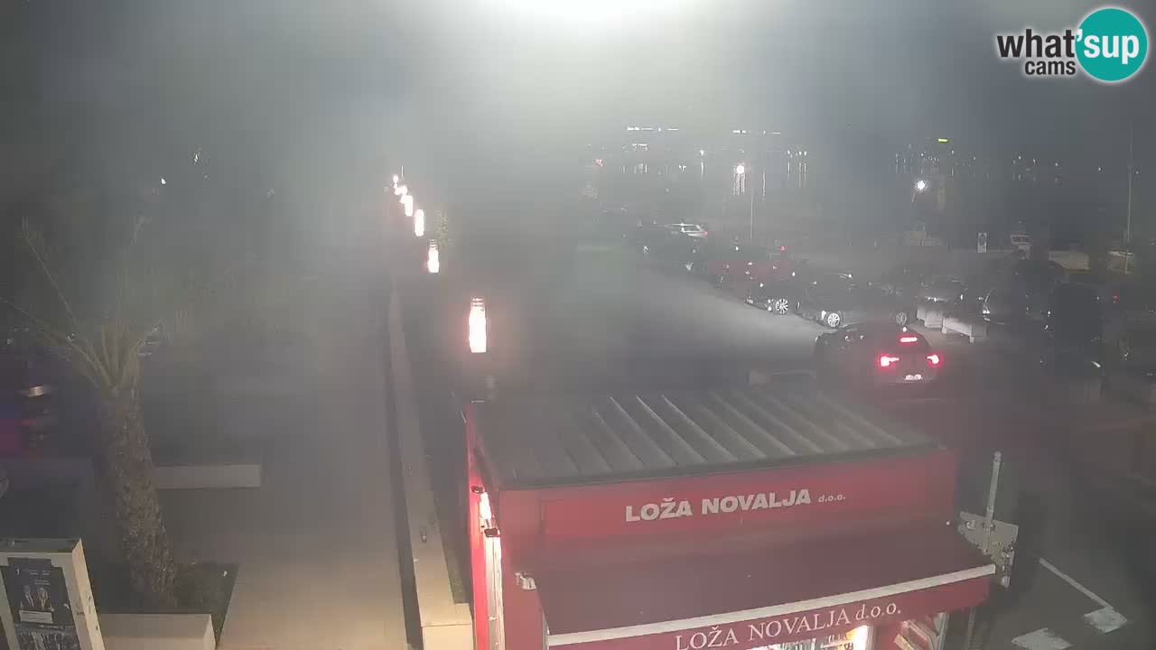 Webcam live Novalja – Obala Petra Krešimira IV