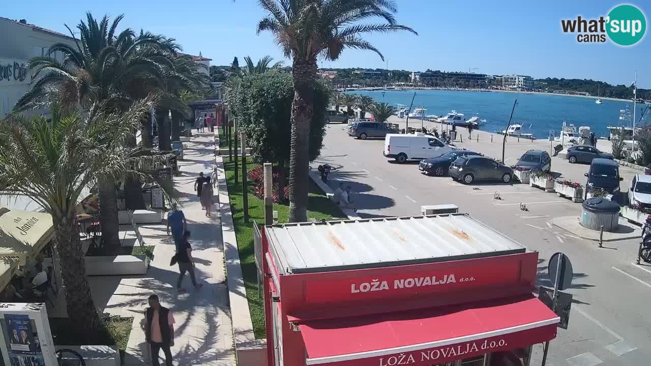 Live cam Novalja – Obala Petra Krešimira IV