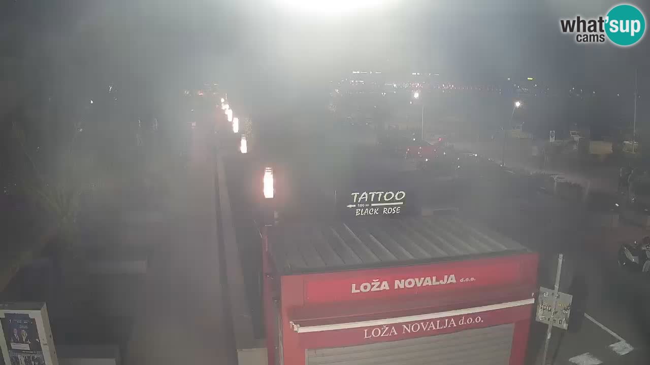 Live cam Novalja – Obala Petra Krešimira IV