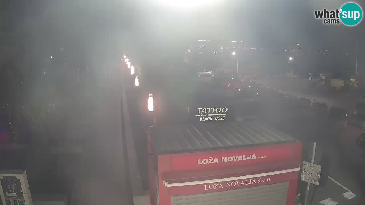 Live cam Novalja – Obala Petra Krešimira IV