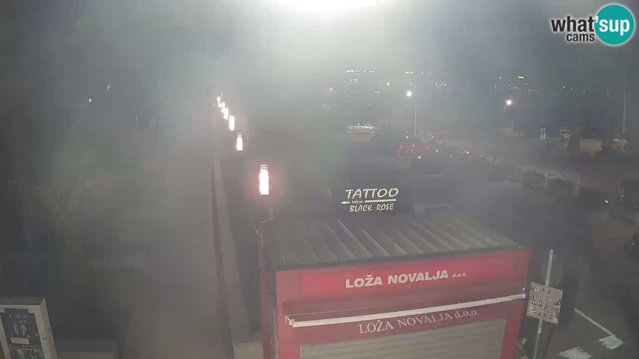 Live cam Novalja – Obala Petra Krešimira IV