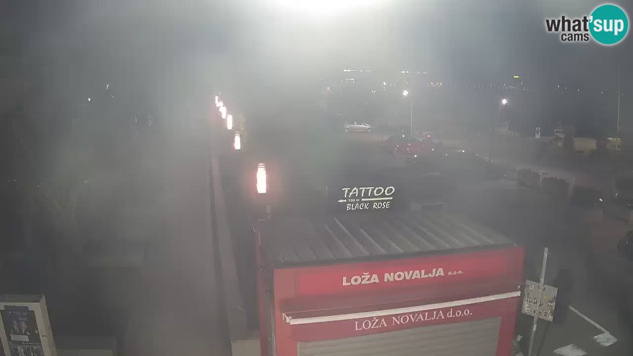 Live cam Novalja – Obala Petra Krešimira IV