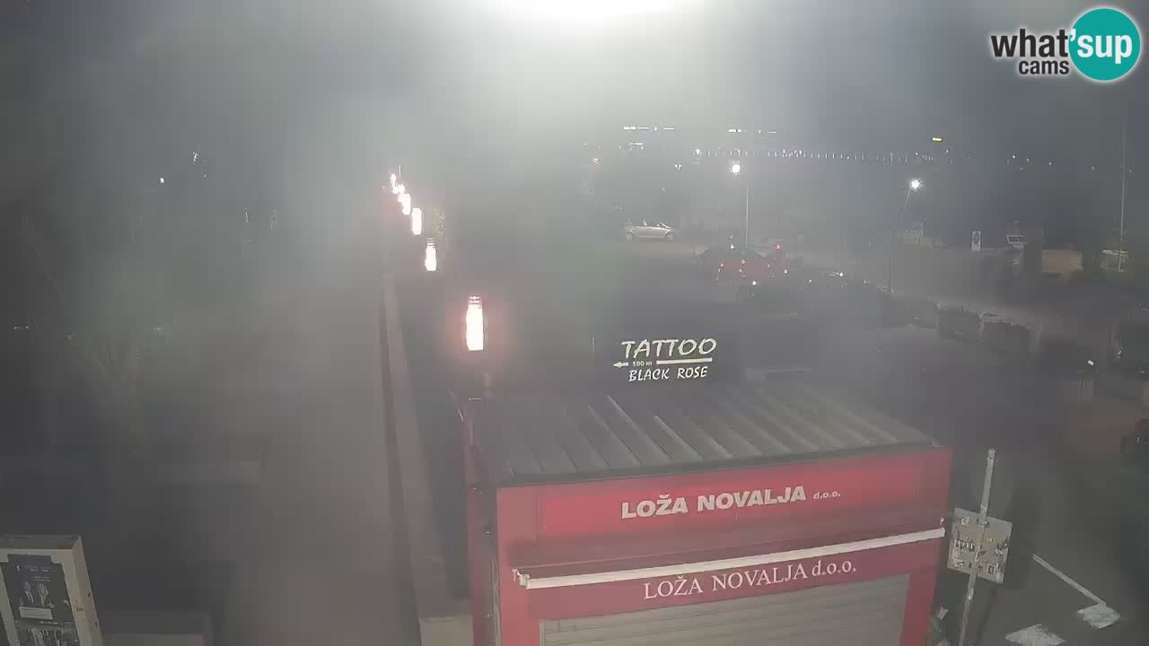 Live cam Novalja – Obala Petra Krešimira IV
