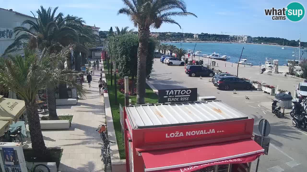 Live cam Novalja – Obala Petra Krešimira IV