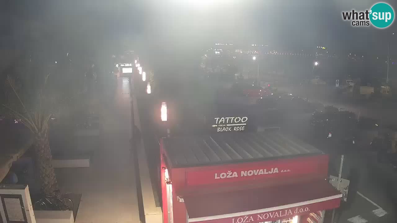 Webcam Novalja – Obala Petra Krešimira IV