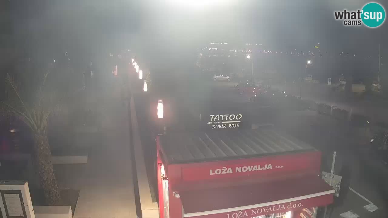 Live cam Novalja – Obala Petra Krešimira IV