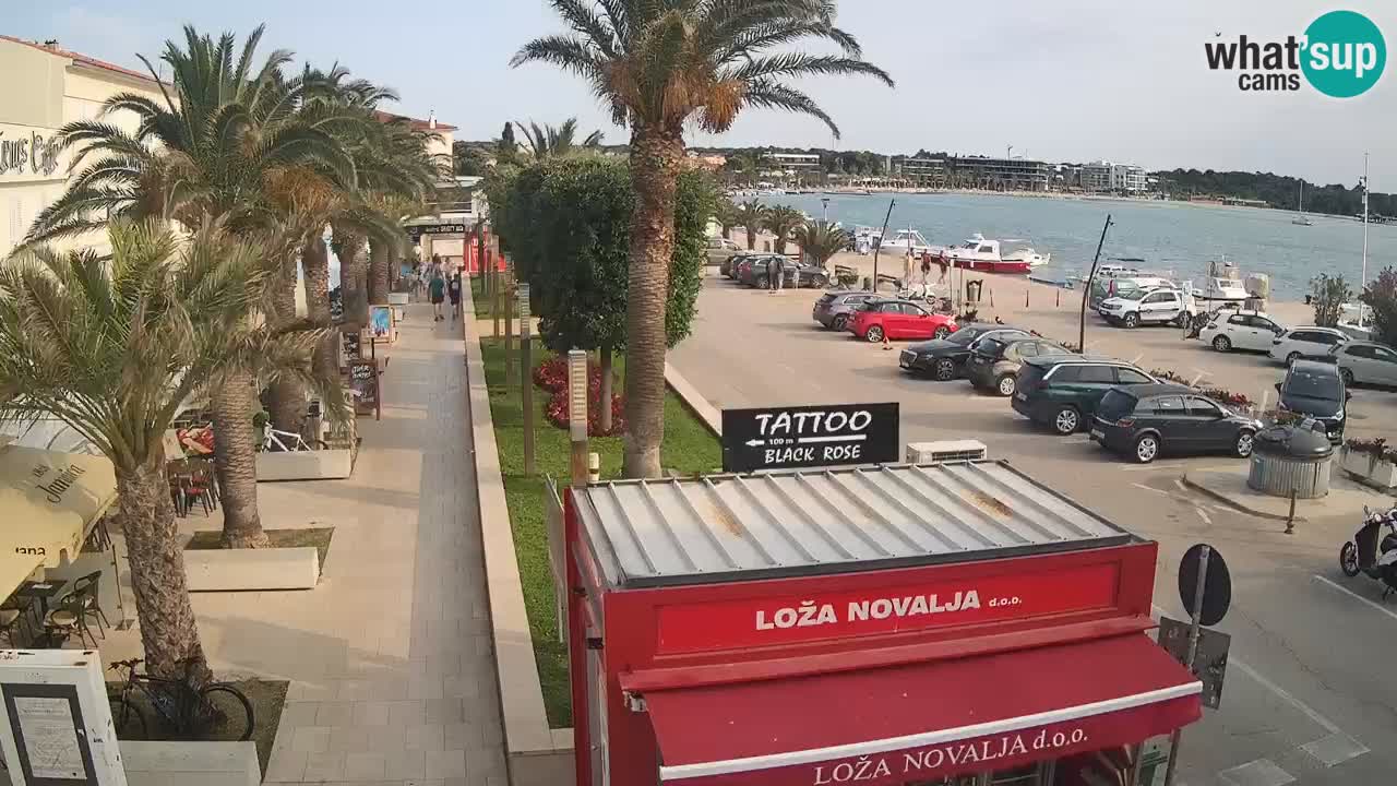 Webcam Novalja – Obala Petra Krešimira IV