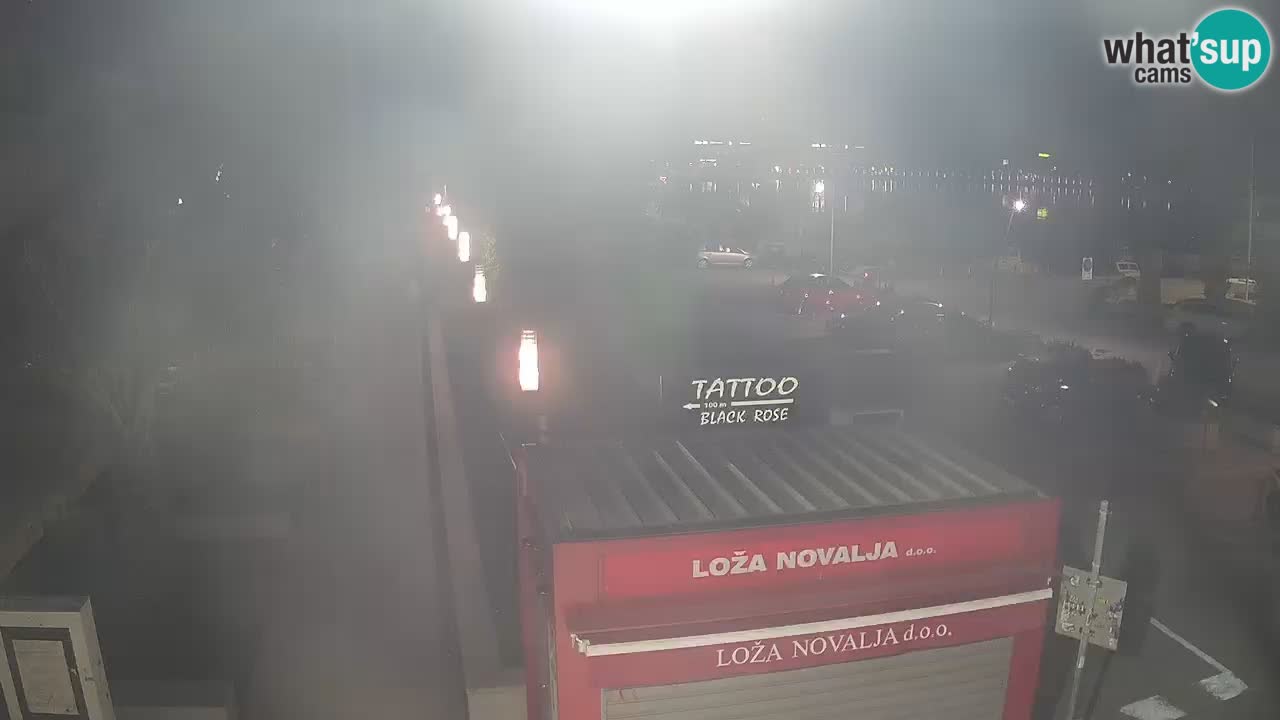 Live cam Novalja – Obala Petra Krešimira IV