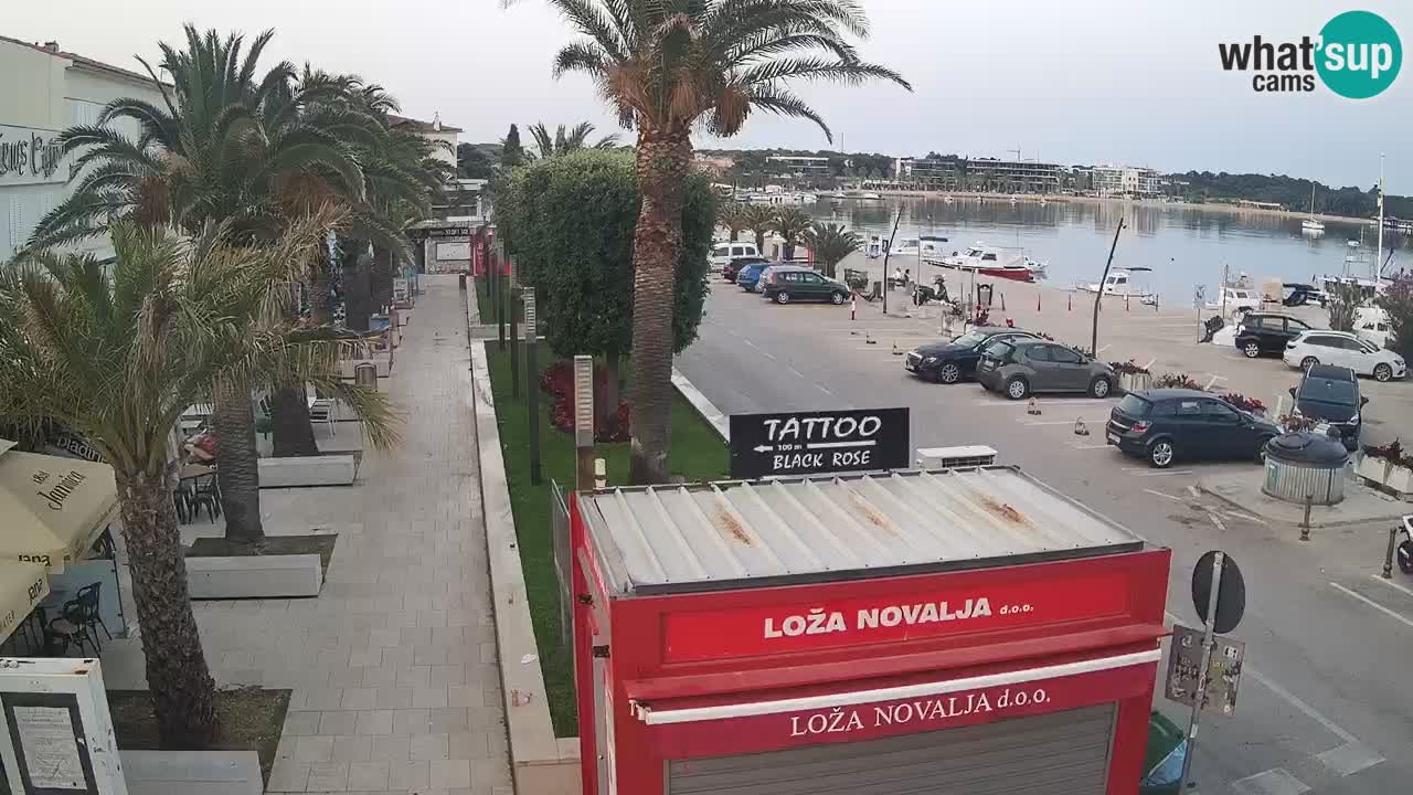 Live cam Novalja – Obala Petra Krešimira IV