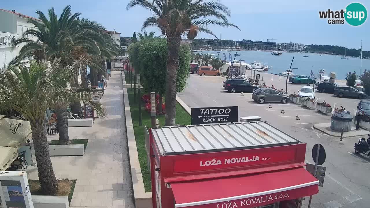 Live cam Novalja – Obala Petra Krešimira IV