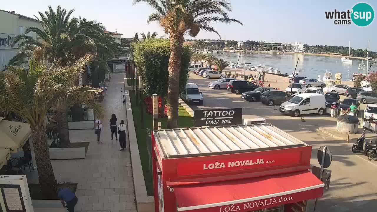 Live cam Novalja – Obala Petra Krešimira IV