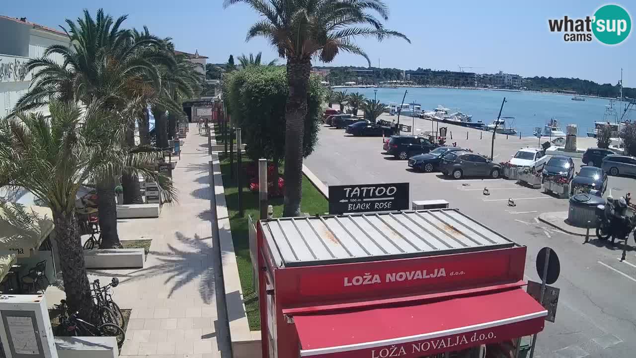Live cam Novalja – Obala Petra Krešimira IV