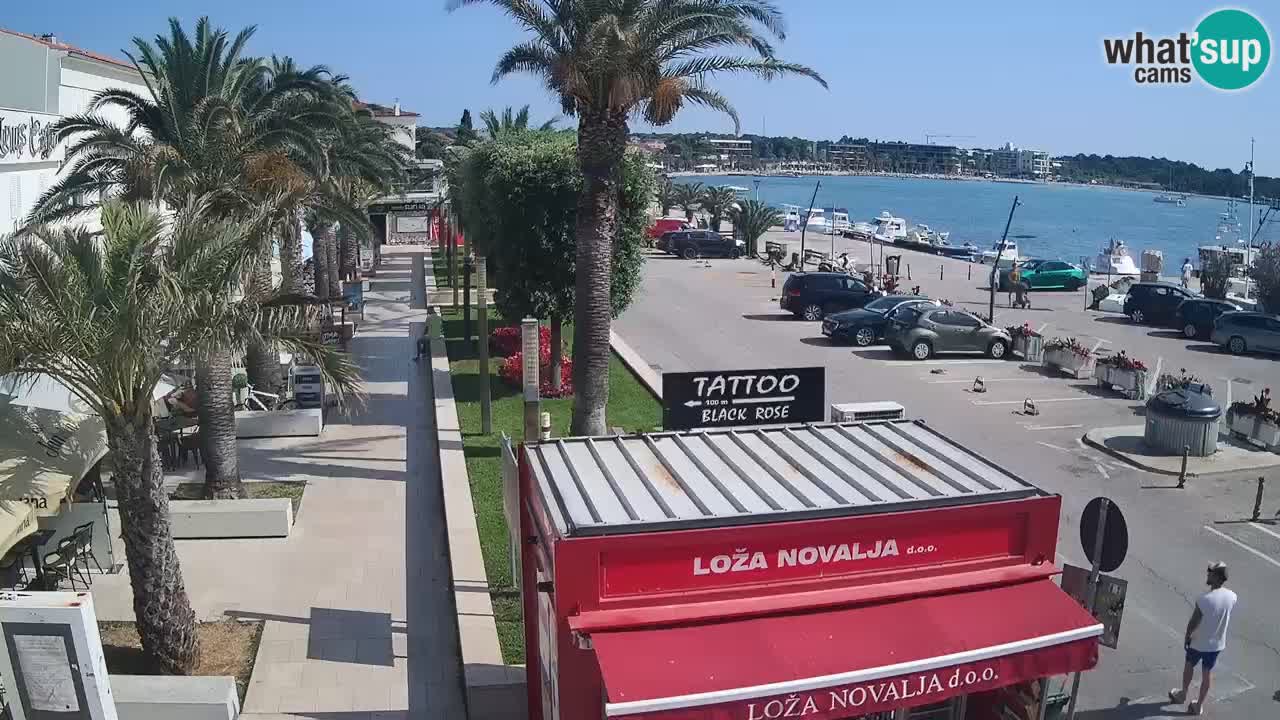 Live cam Novalja – Obala Petra Krešimira IV