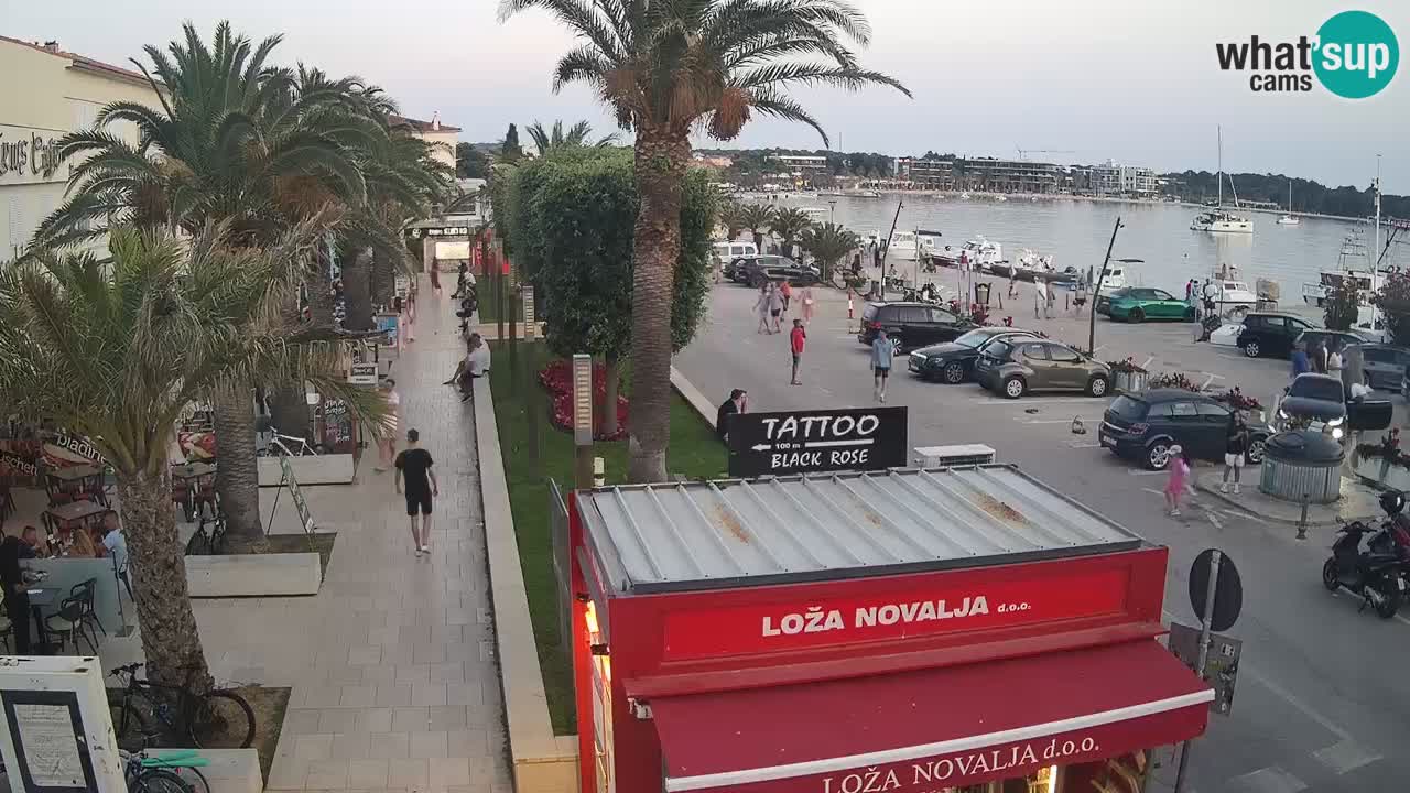 Live cam Novalja – Obala Petra Krešimira IV