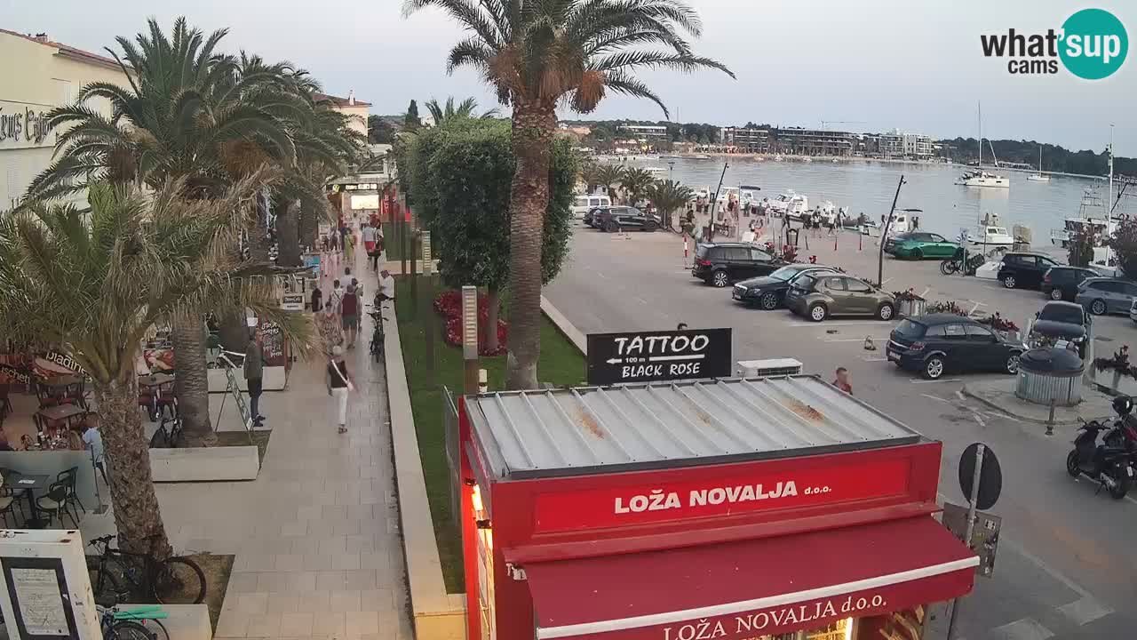 Live cam Novalja – Obala Petra Krešimira IV