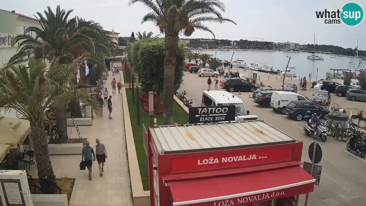 Live cam Novalja – Obala Petra Krešimira IV