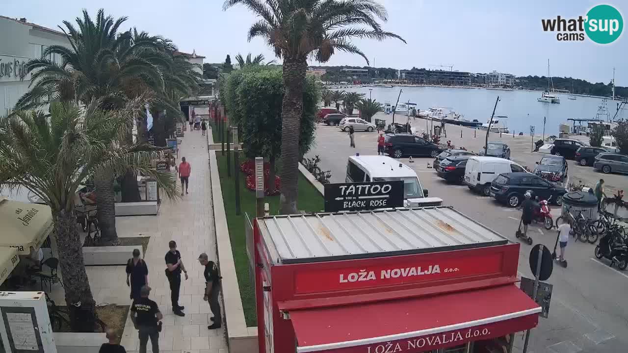 Live cam Novalja – Obala Petra Krešimira IV