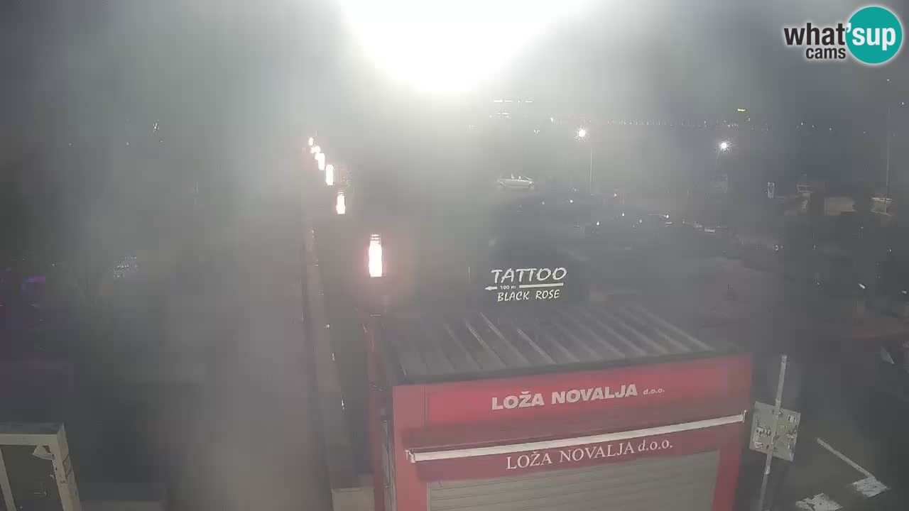 Live cam Novalja – Obala Petra Krešimira IV