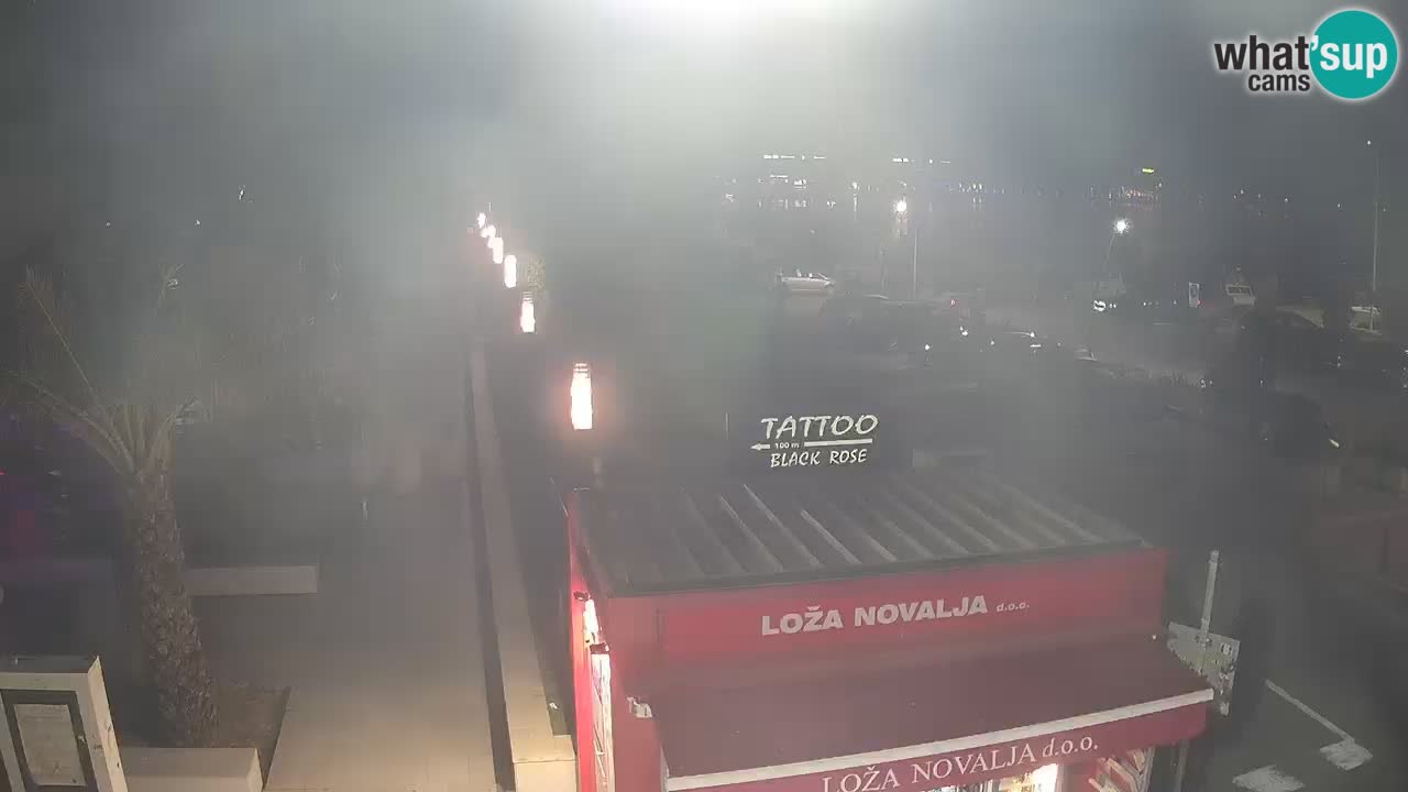 Webcam Novalja – Obala Petra Krešimira IV