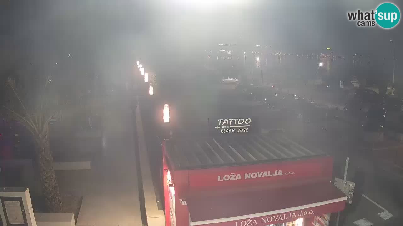 Live cam Novalja – Obala Petra Krešimira IV