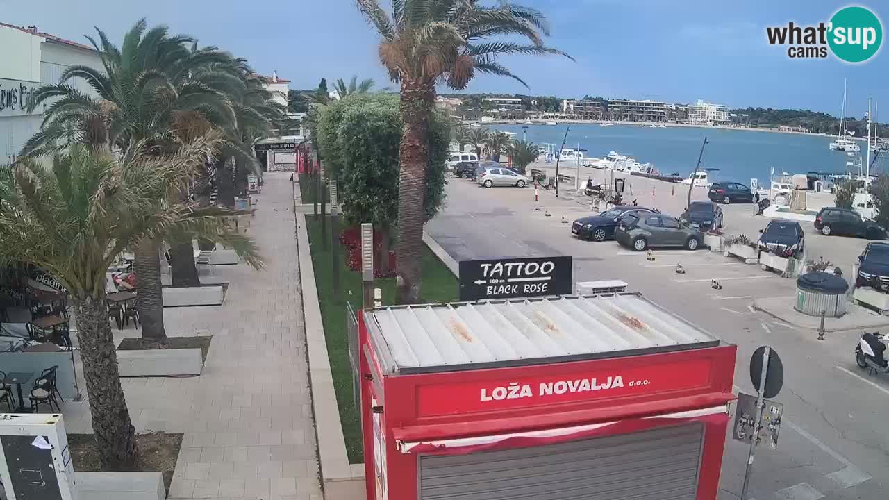 Live cam Novalja – Obala Petra Krešimira IV