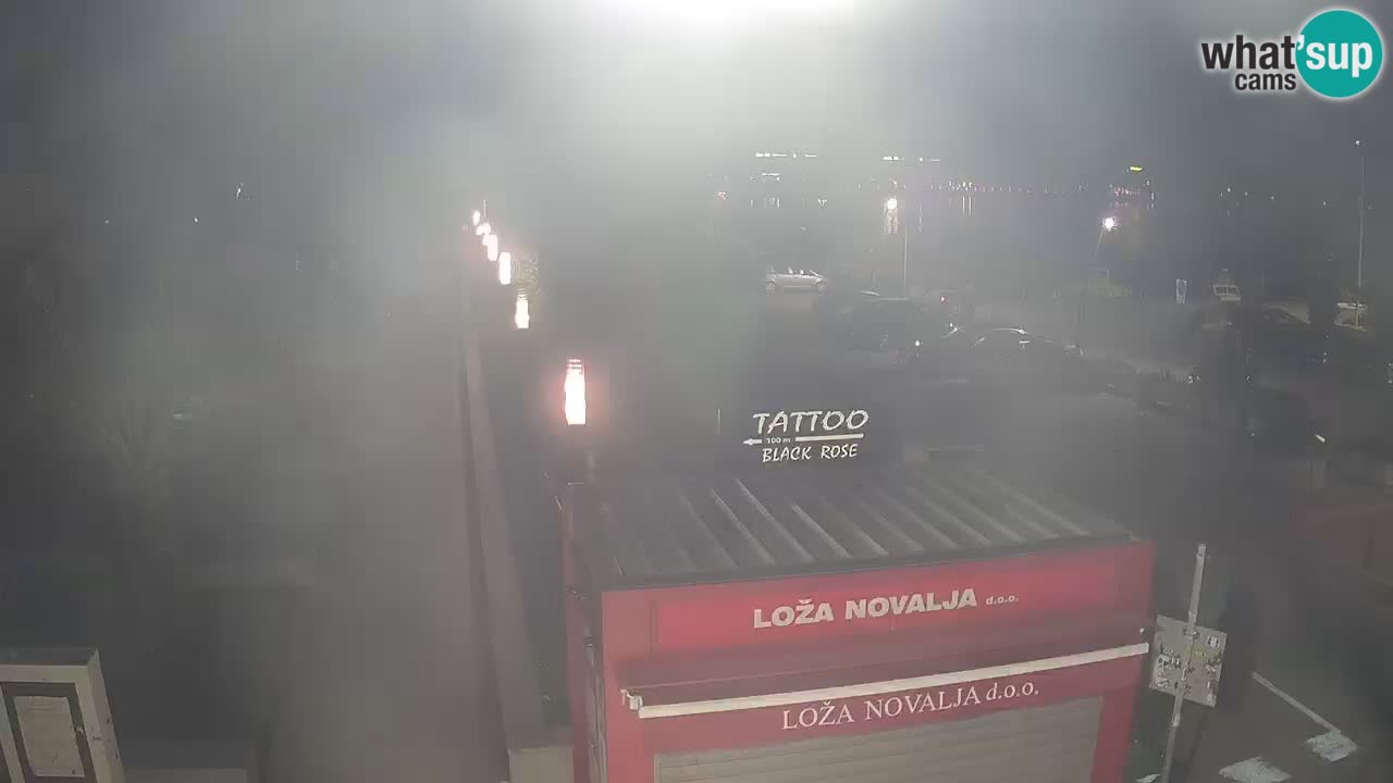 Webcam live Novalja – Obala Petra Krešimira IV