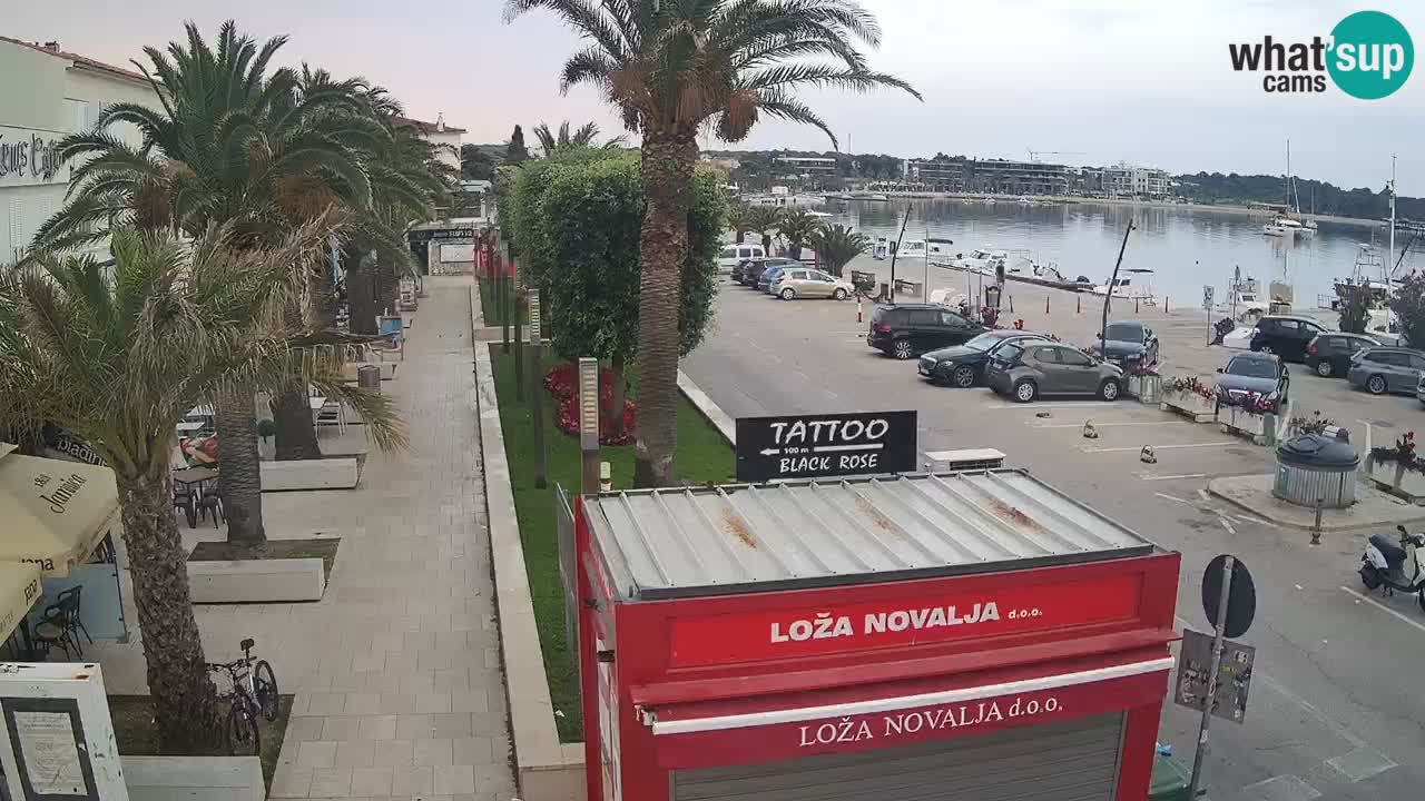 Webcam Novalja – Obala Petra Krešimira IV
