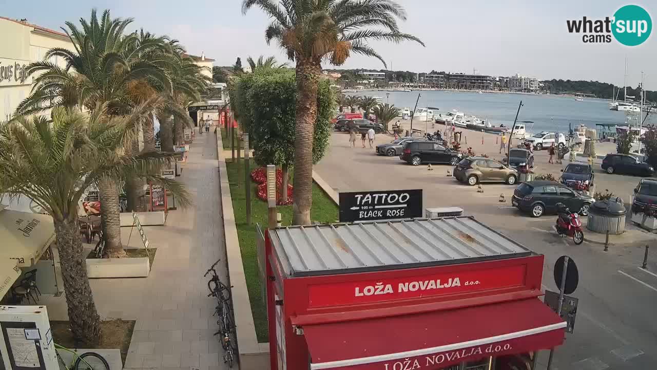 Webcam live Novalja – Obala Petra Krešimira IV