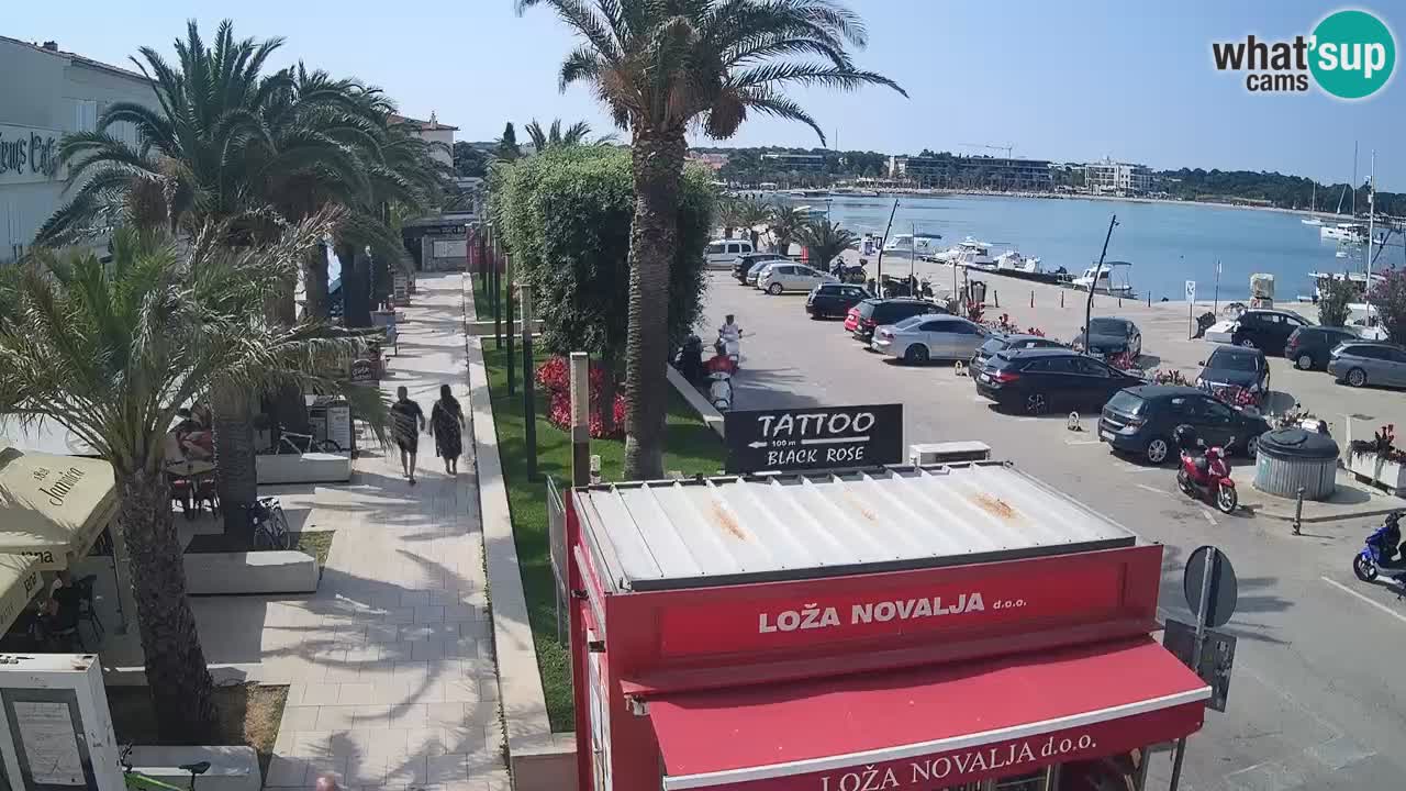 Camera en diecto Novalja – Obala Petra Krešimira IV