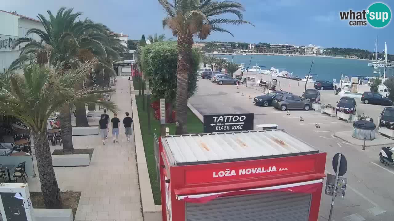 Webcam live Novalja – Obala Petra Krešimira IV