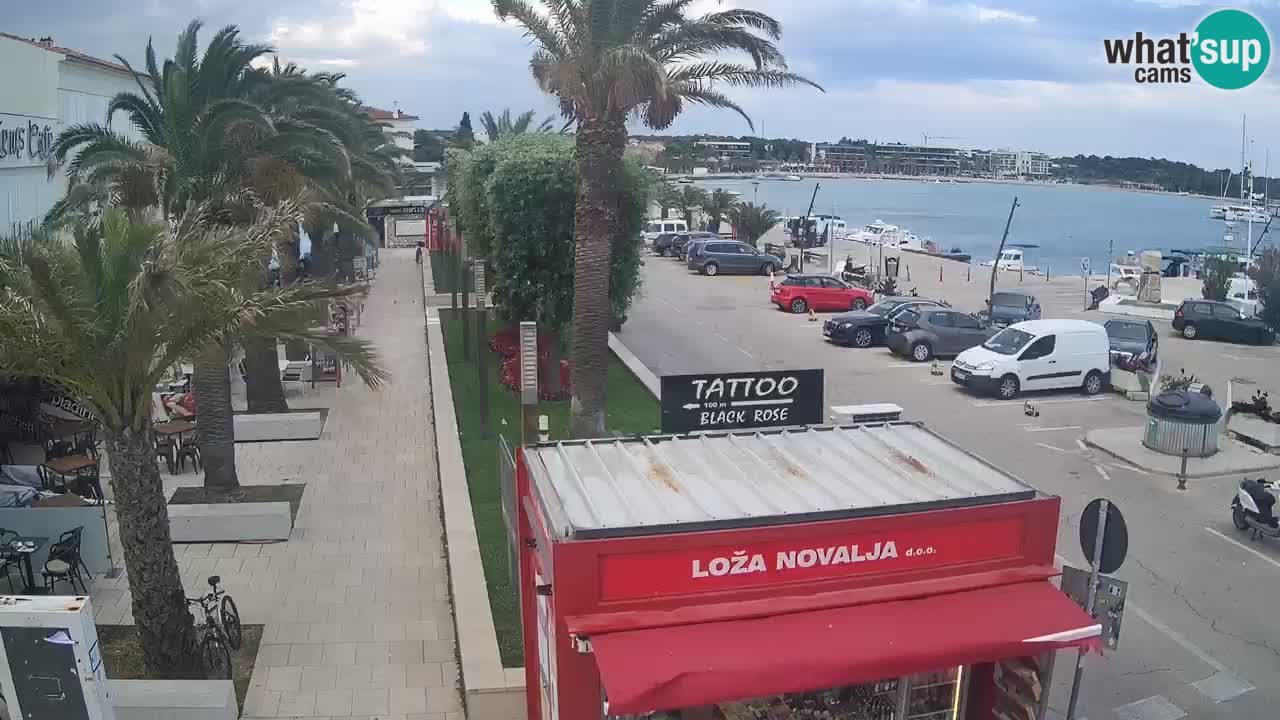 Webcam live Novalja – Obala Petra Krešimira IV
