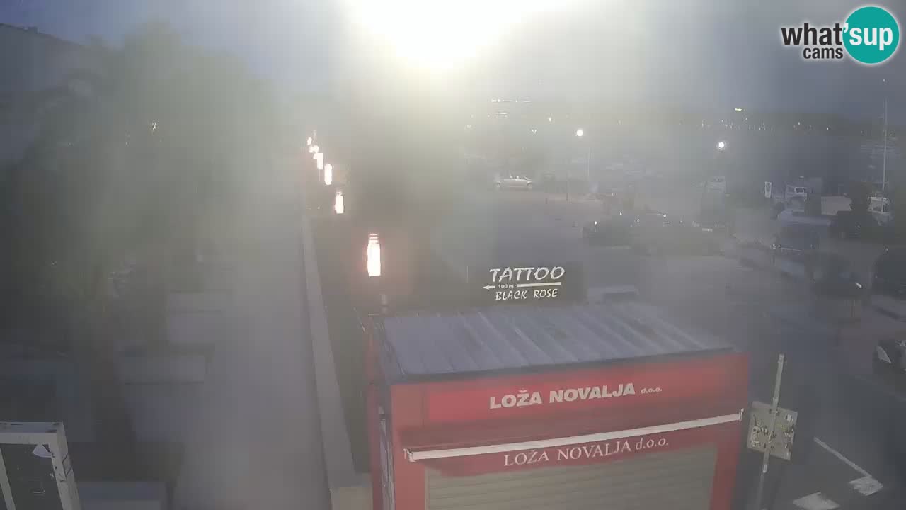 Webcam Novalja – Obala Petra Krešimira IV