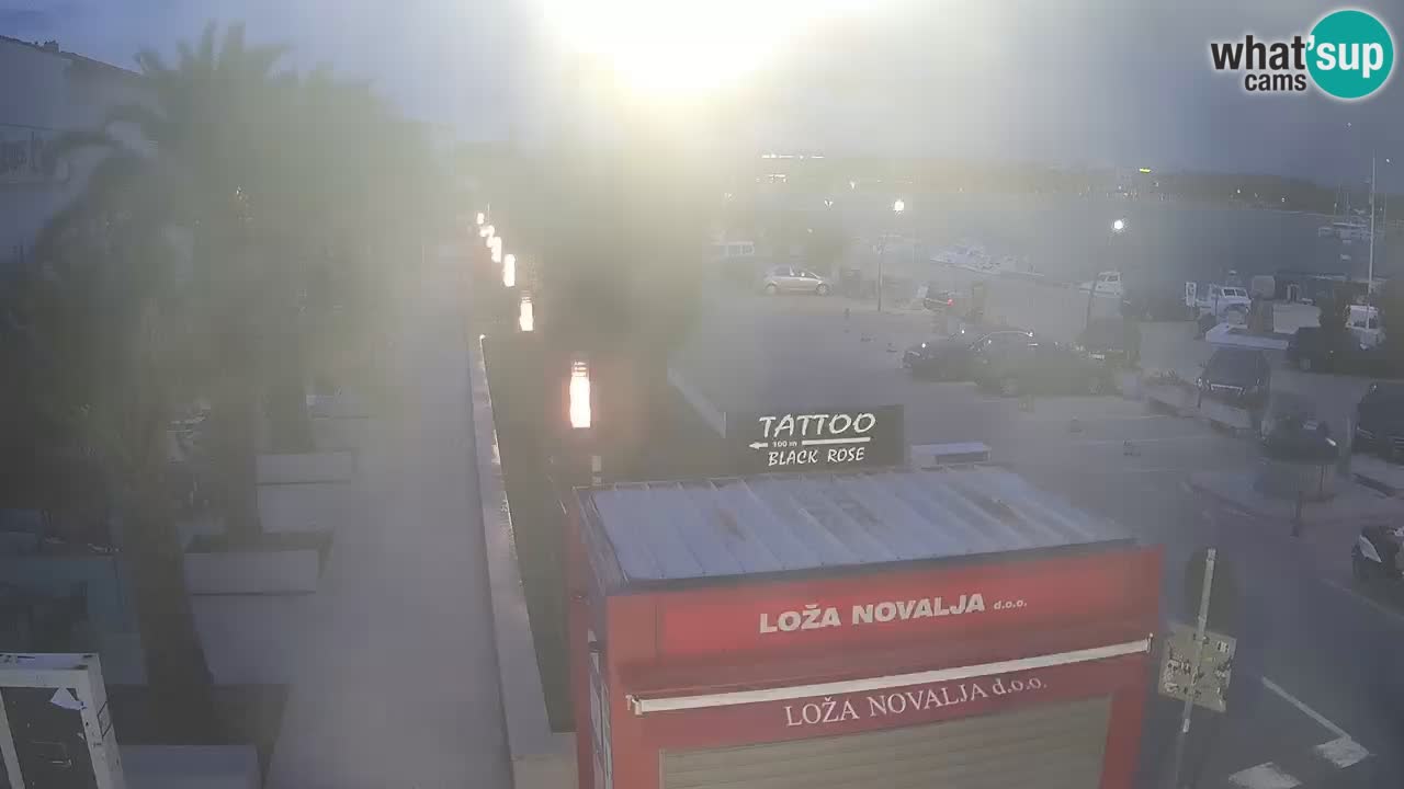 Live cam Novalja – Obala Petra Krešimira IV