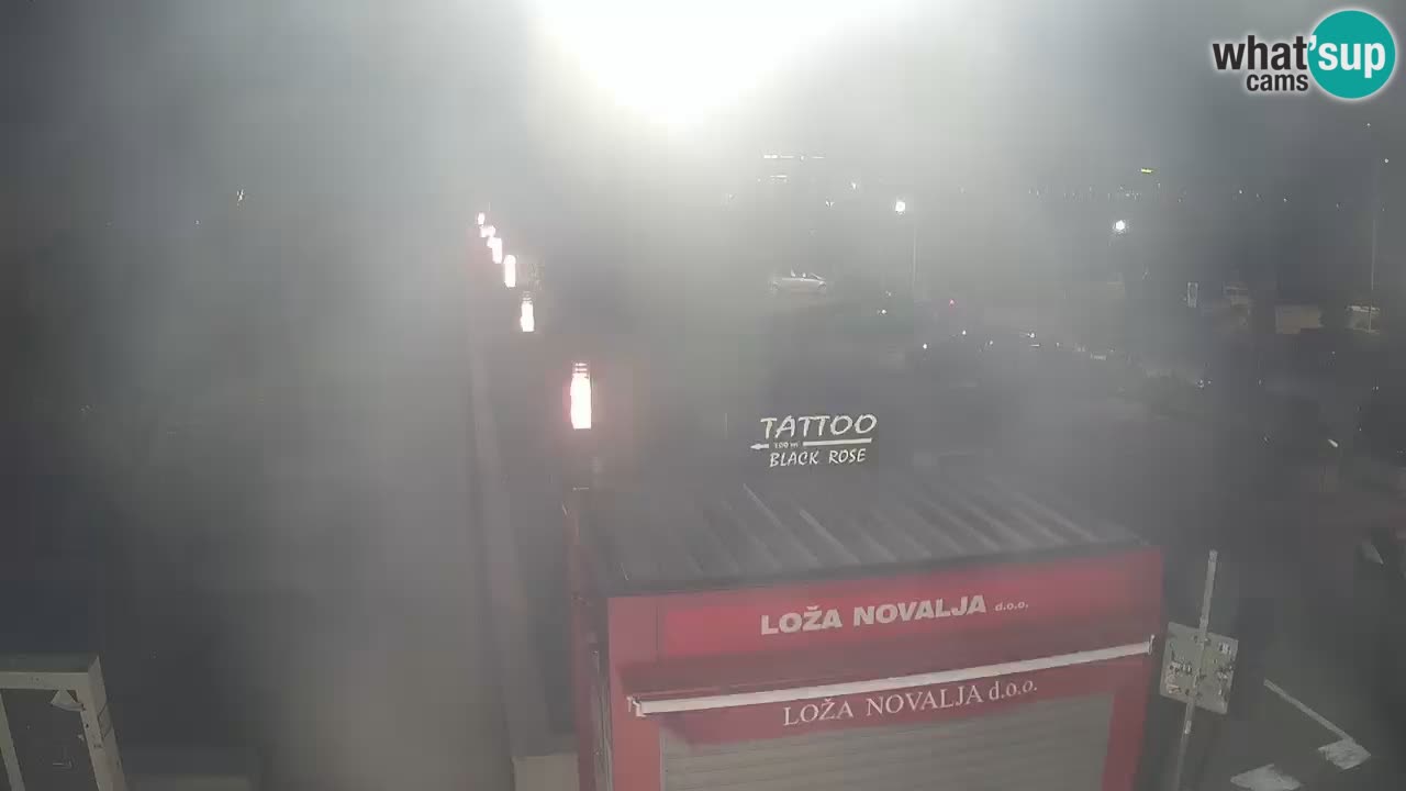 Live cam Novalja – Obala Petra Krešimira IV