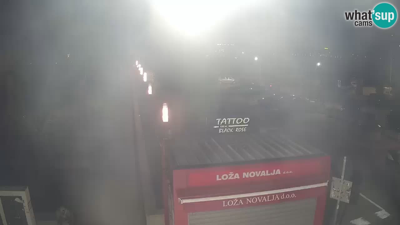 Webcam live Novalja – Obala Petra Krešimira IV
