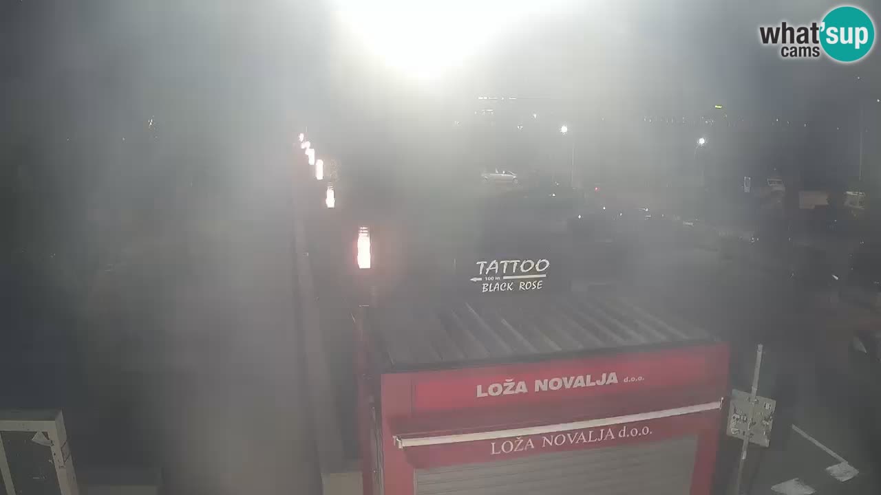 Live cam Novalja – Obala Petra Krešimira IV