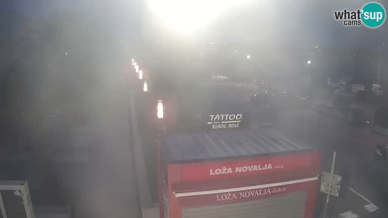 Live cam Novalja – Obala Petra Krešimira IV