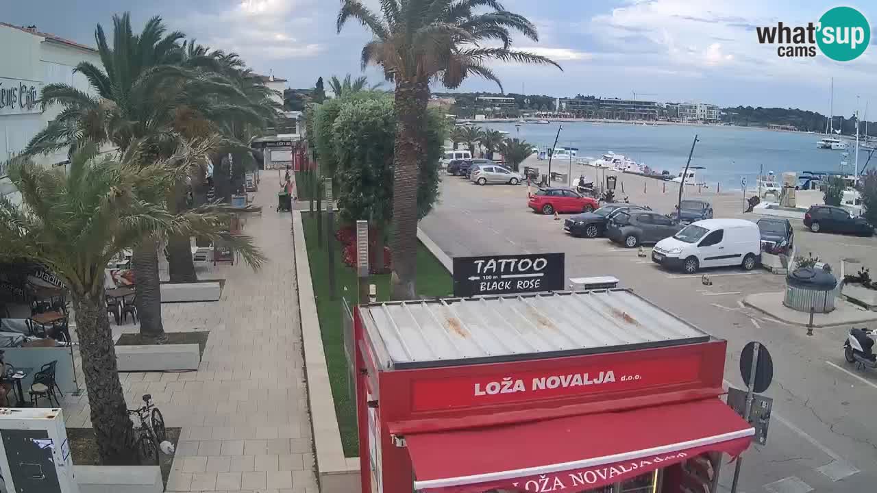 Camera en diecto Novalja – Obala Petra Krešimira IV