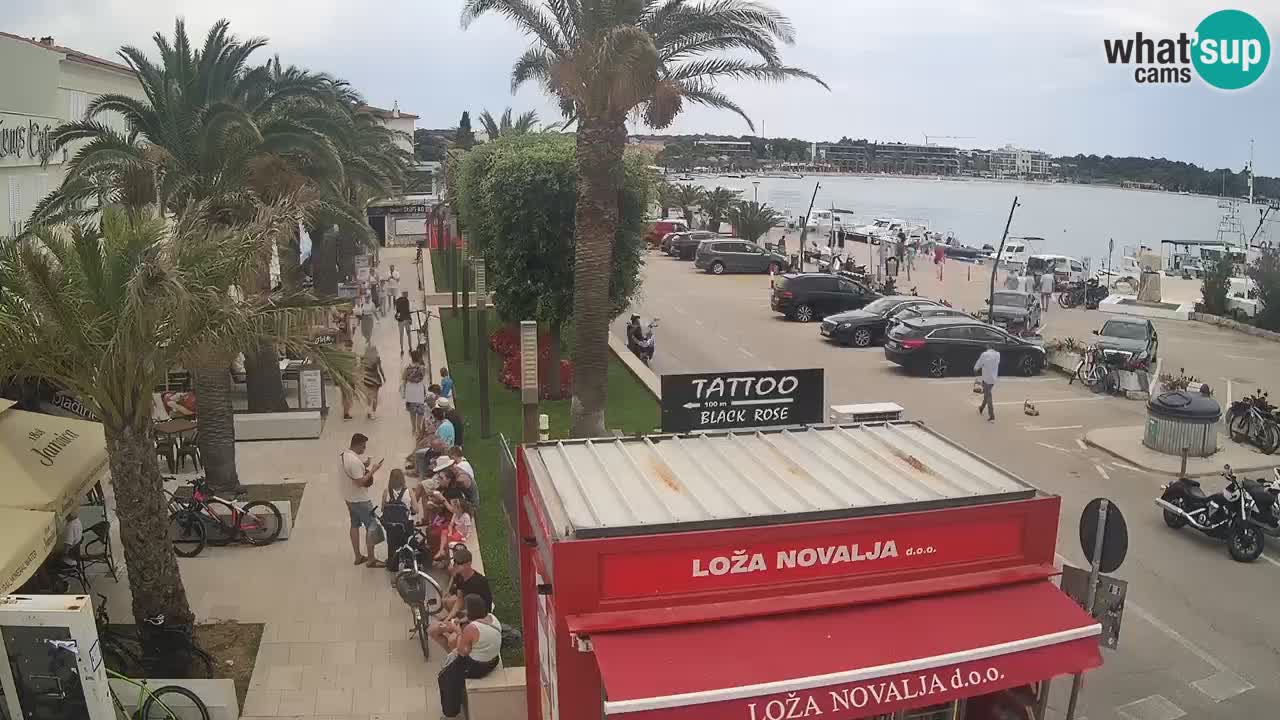 Live cam Novalja – Obala Petra Krešimira IV