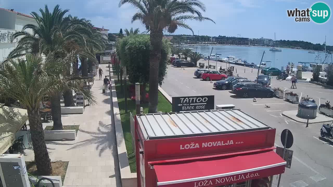 Live cam Novalja – Obala Petra Krešimira IV