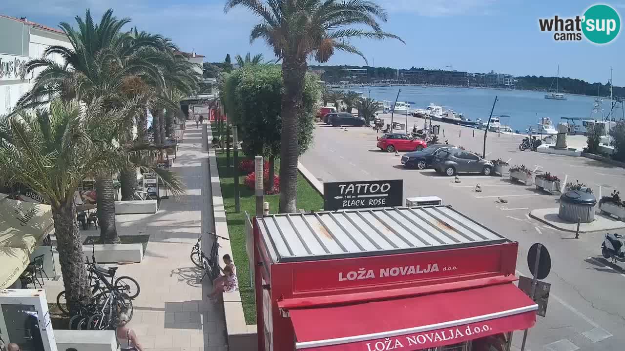 Webcam live Novalja – Obala Petra Krešimira IV