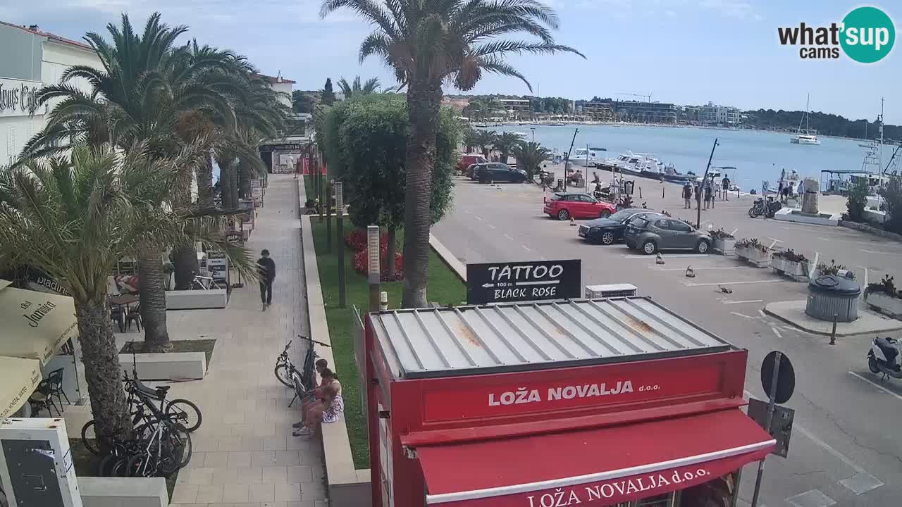 Live cam Novalja – Obala Petra Krešimira IV