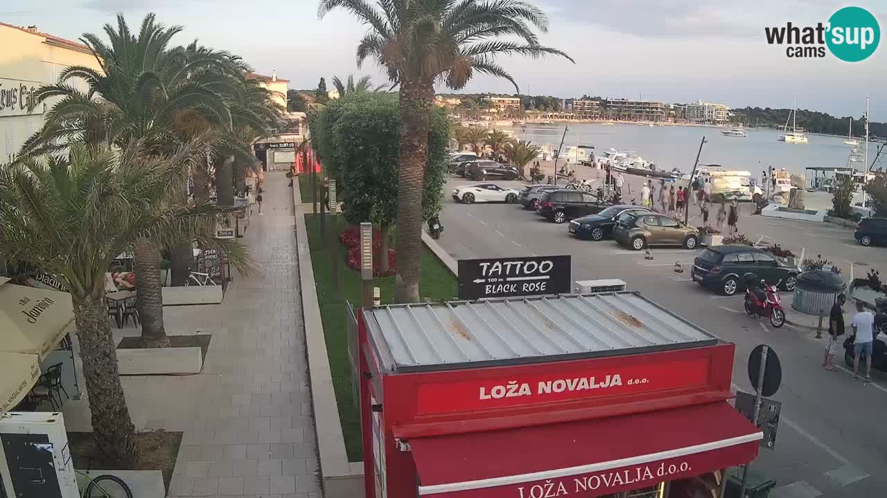 Live cam Novalja – Obala Petra Krešimira IV